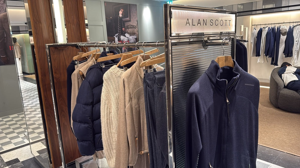 Alan Scott x Harrods new position.