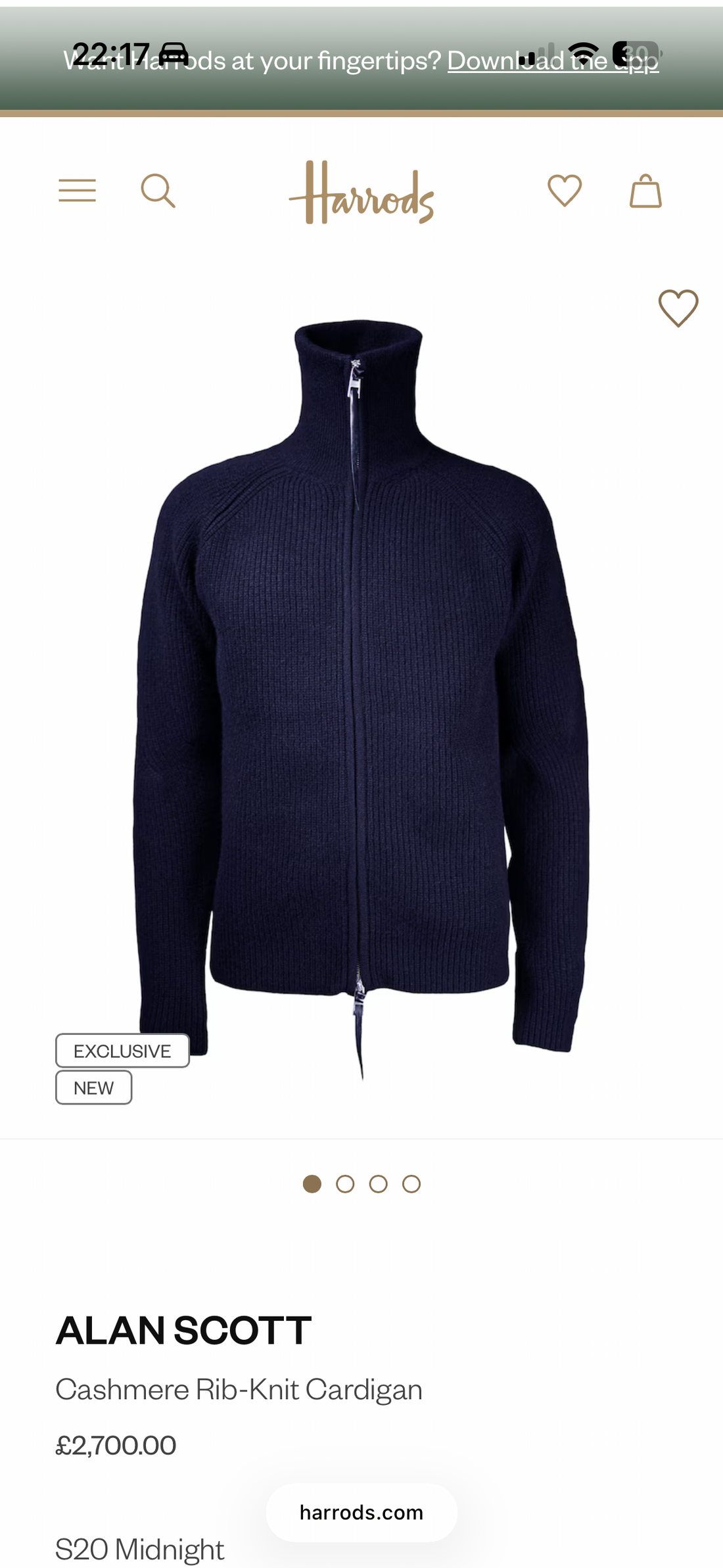 Harrods Store Online goes live