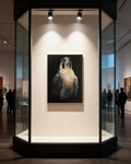 Original Hand-painted Lifesize Falcon study Oil Medium
