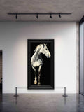 80" x 40" Original Hand painted Lifesize Portrait Front view Oil Medium
