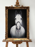 24" x 36" Original Hand-painted Lifesize Portrait Headshot Acrylic Medium