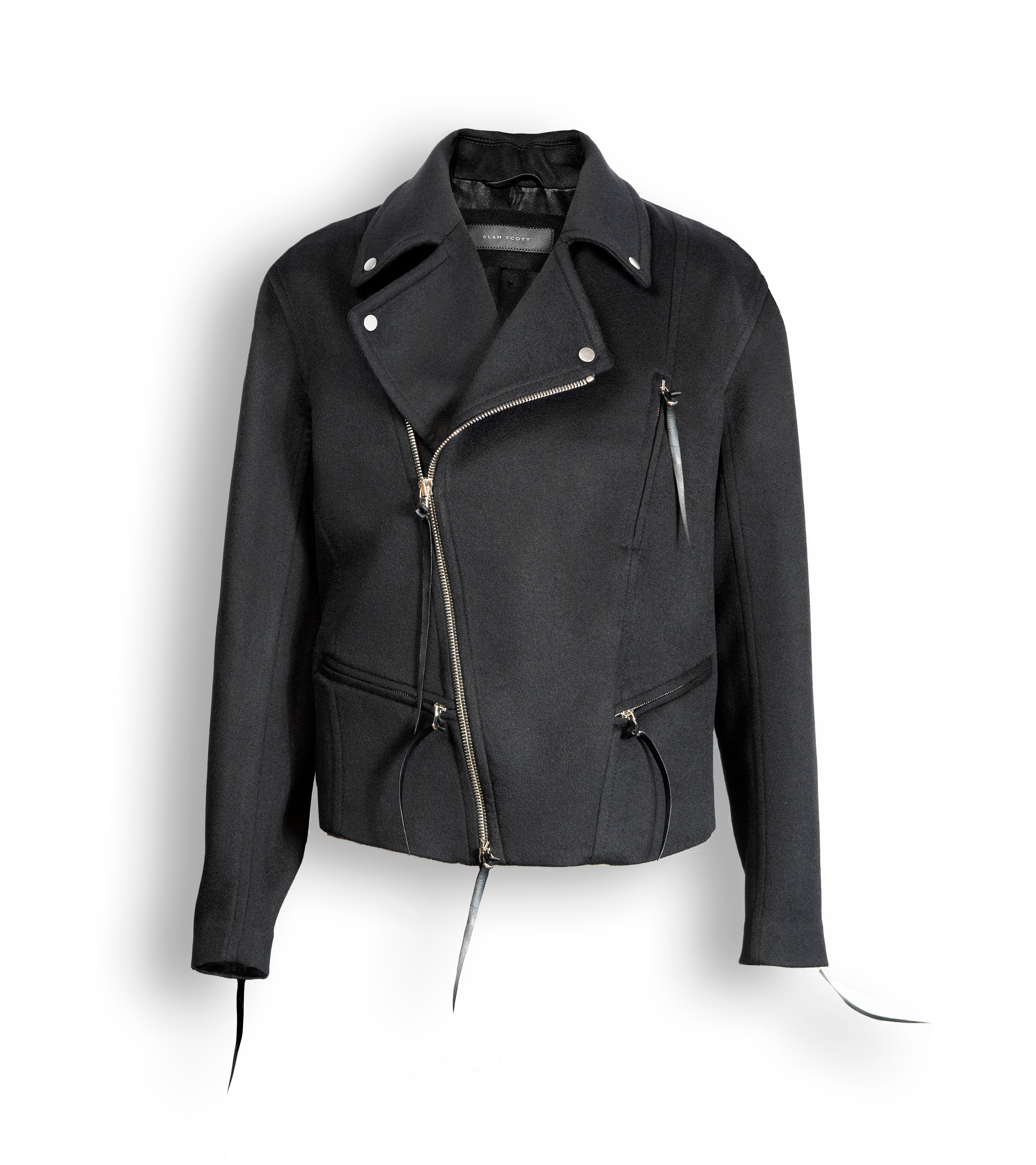 カシミアストレッチバイカージャケット