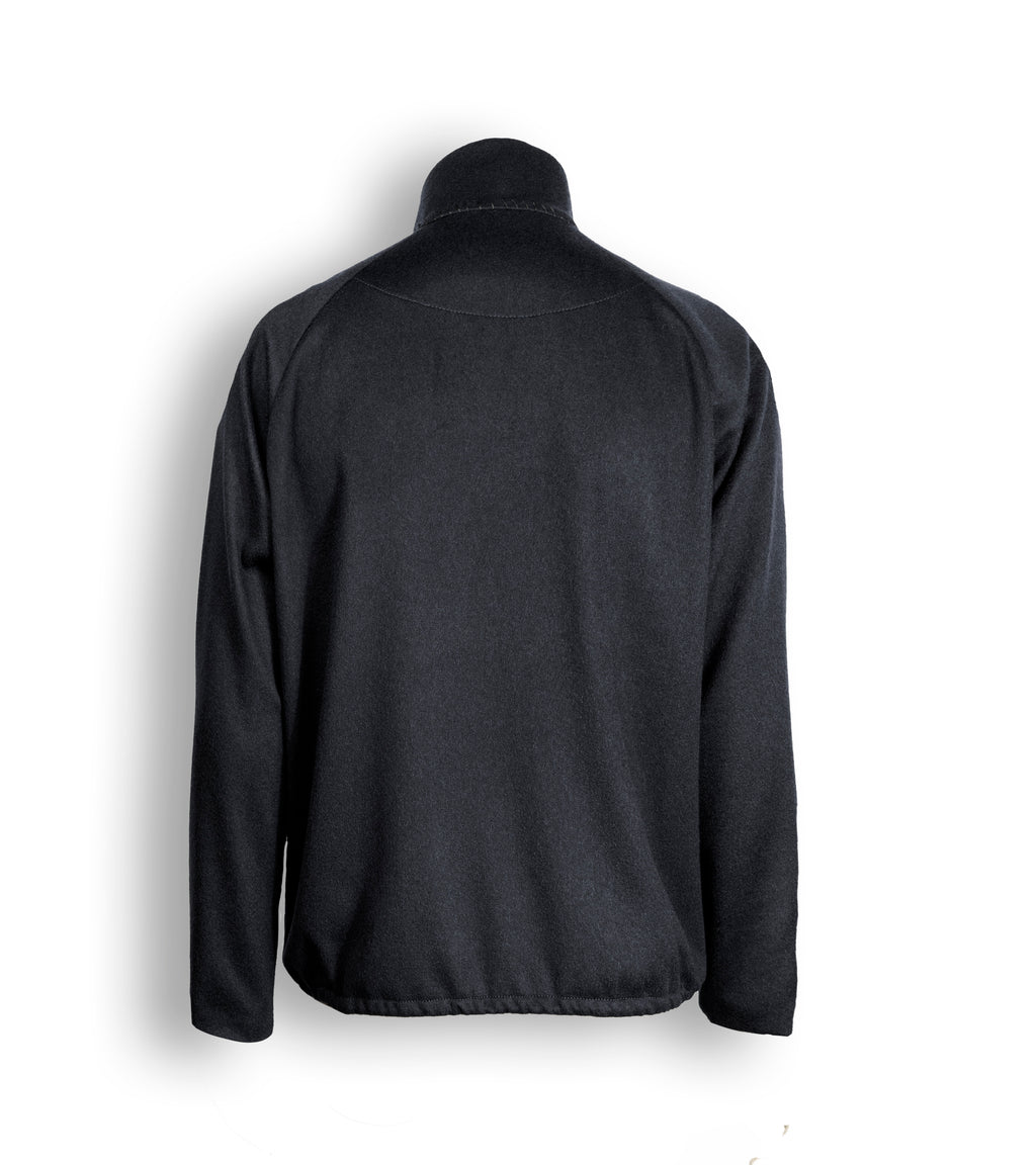 TOP DA CICLISMO IN CASHMERE ELASTICIZZATO NERO