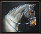 Original Hand-painted Lifesize Portrait Headshot Acrylic Medium