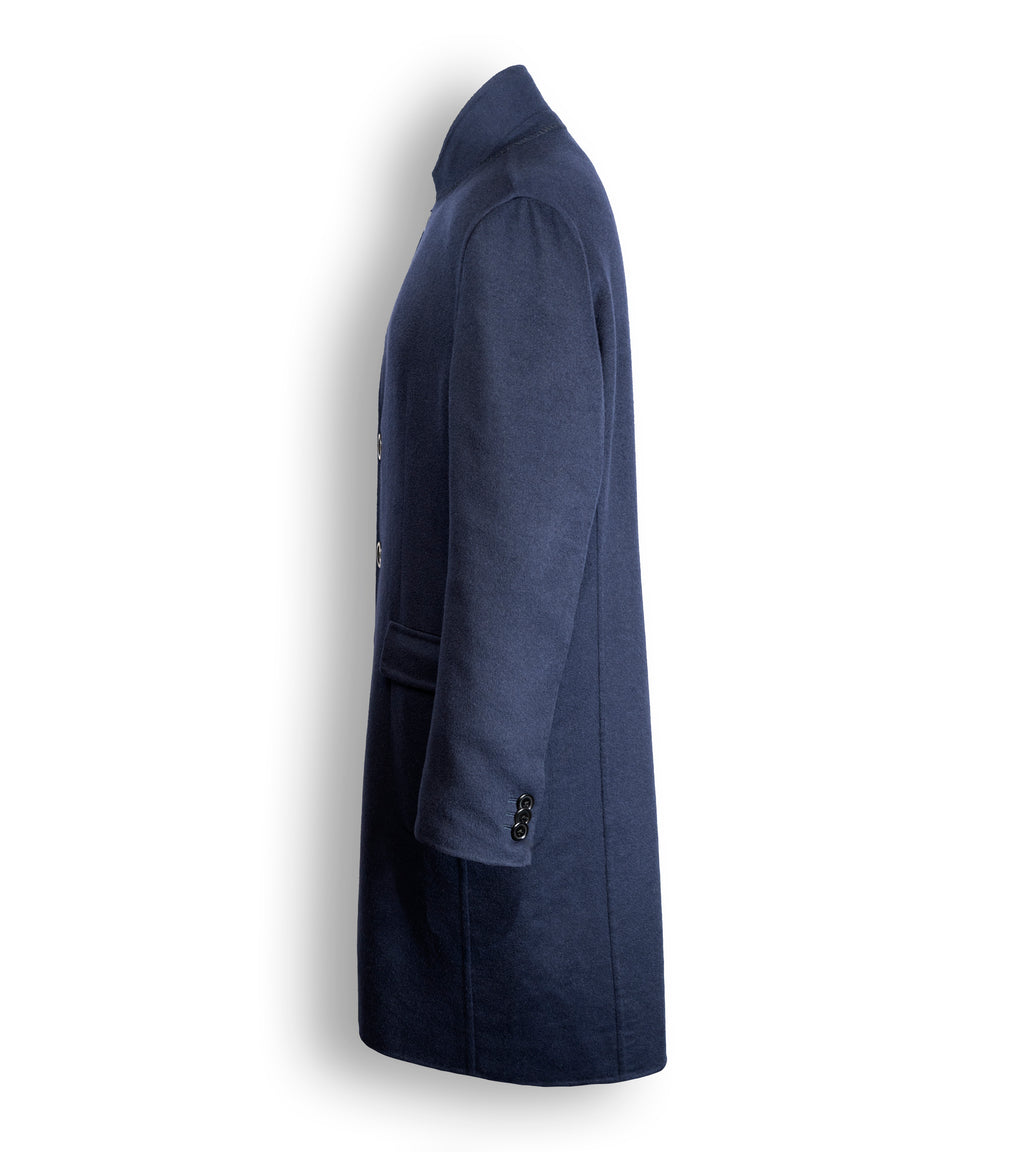 CAPPOTTO DOUBLEFACE IN CASHMERE STRETCH NAVY