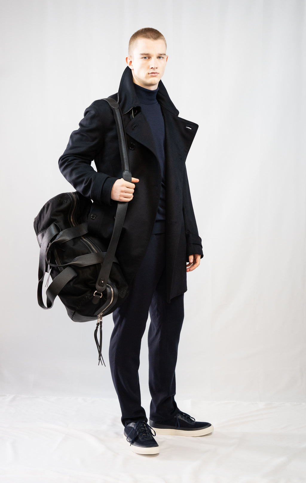 カシミアストレッチトレンチコート