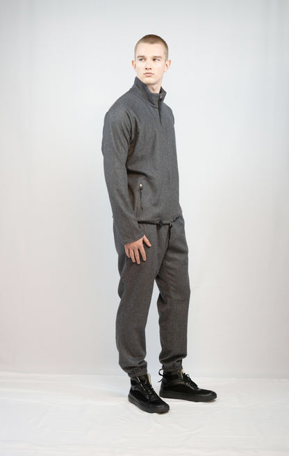 MERLIN TRACK TOP grey