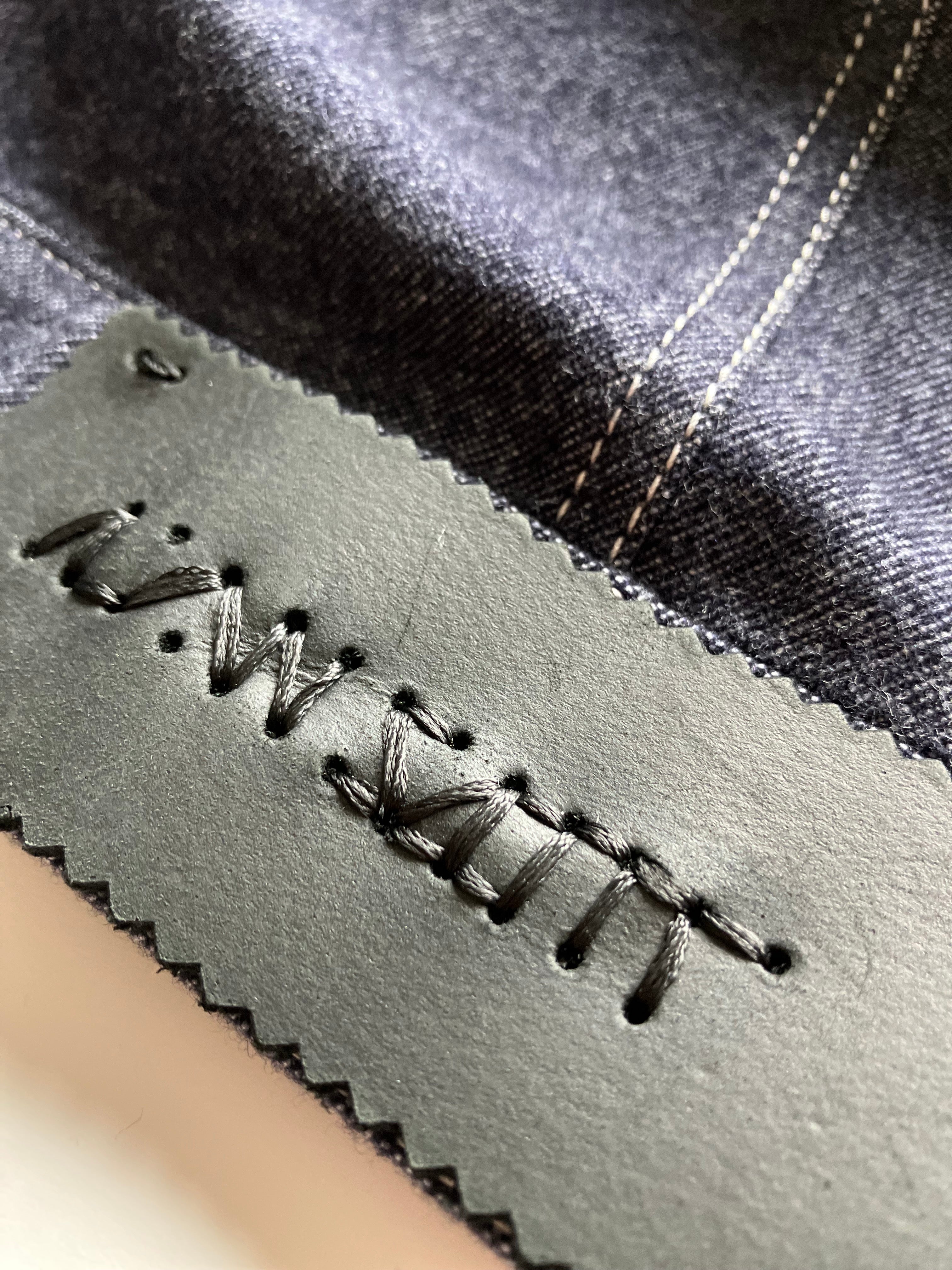 カシミアストレッチデニムジャケット