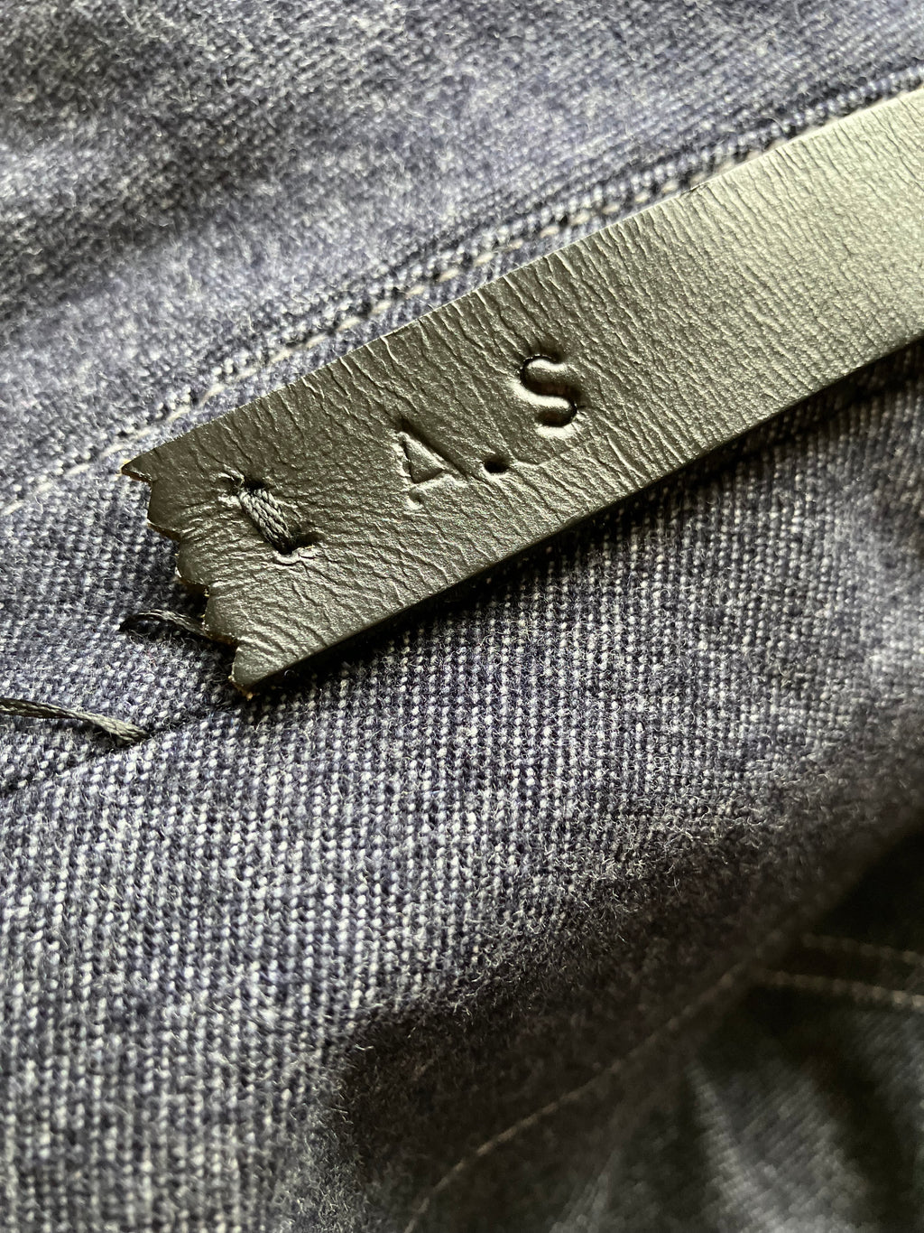 カシミアストレッチデニムジャケット