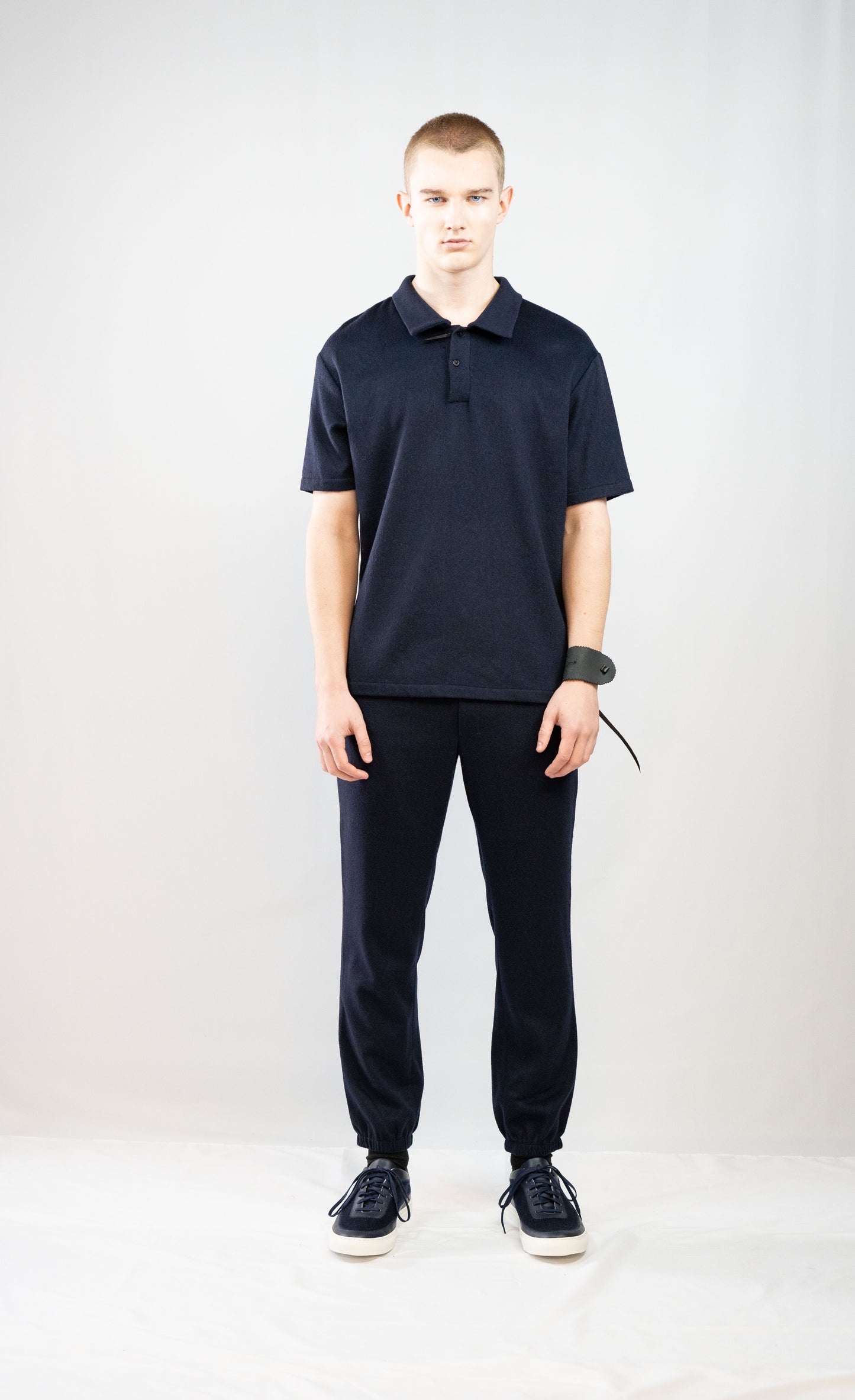 MERLIN POLO short sleeve navy