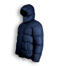 PUFFA IN CASHMERE ELASTICIZZATO CON IMBOTTITURA IN PIUMINO D'OCA 