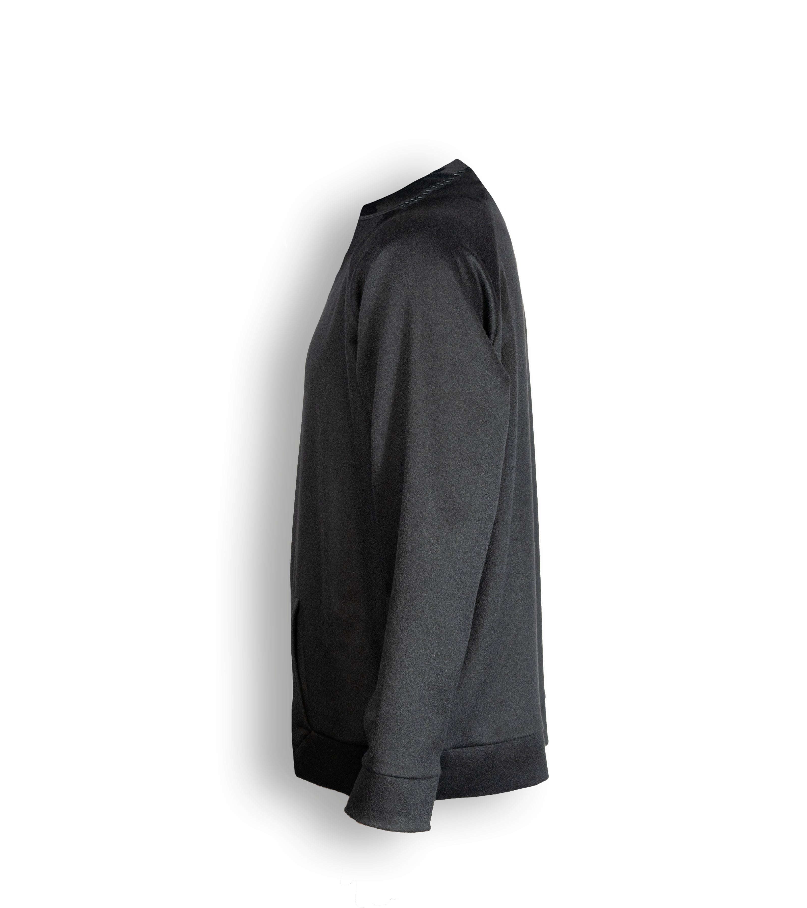 カシミアストレッチスウェットシャツ