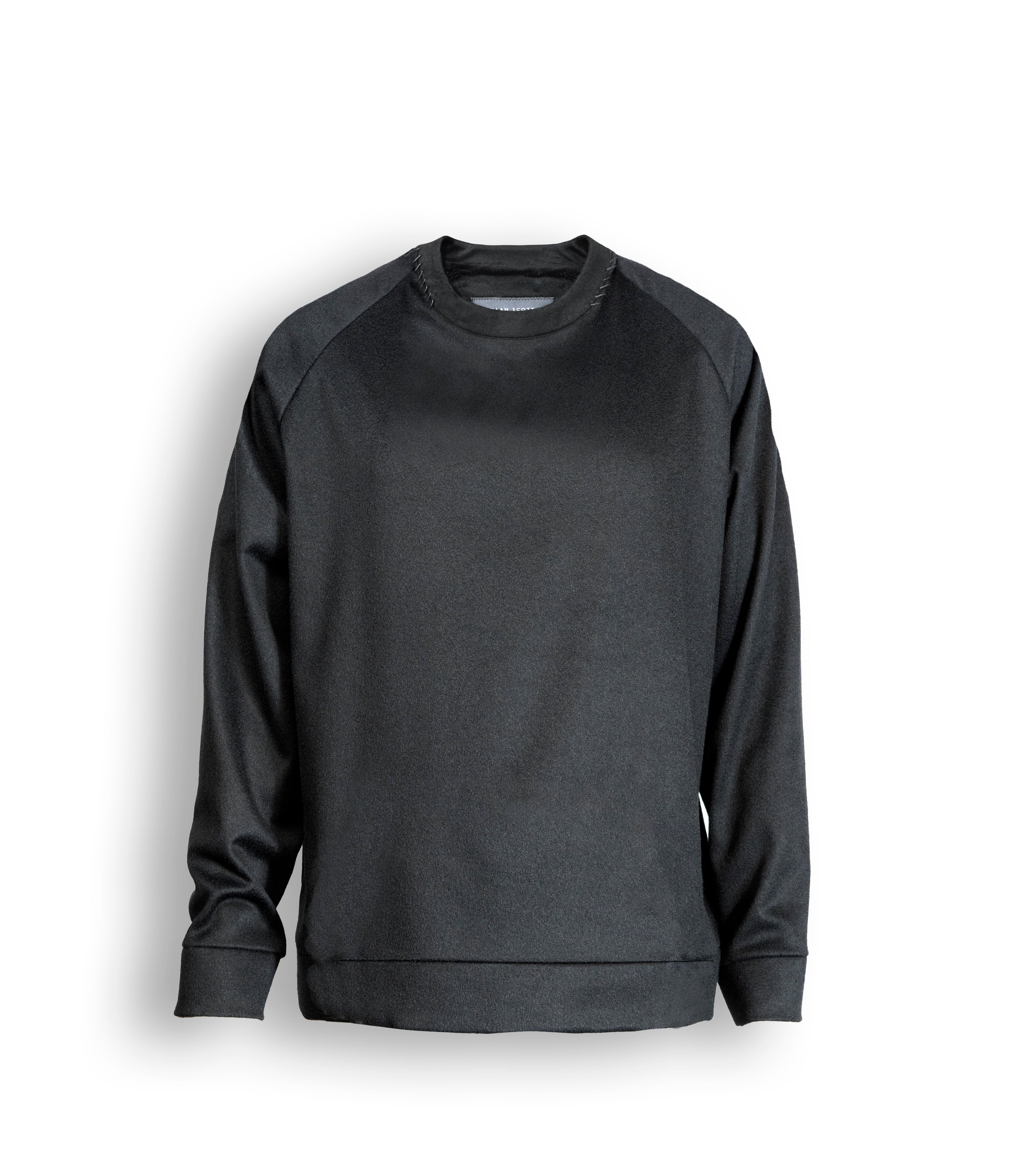 カシミアストレッチスウェットシャツ