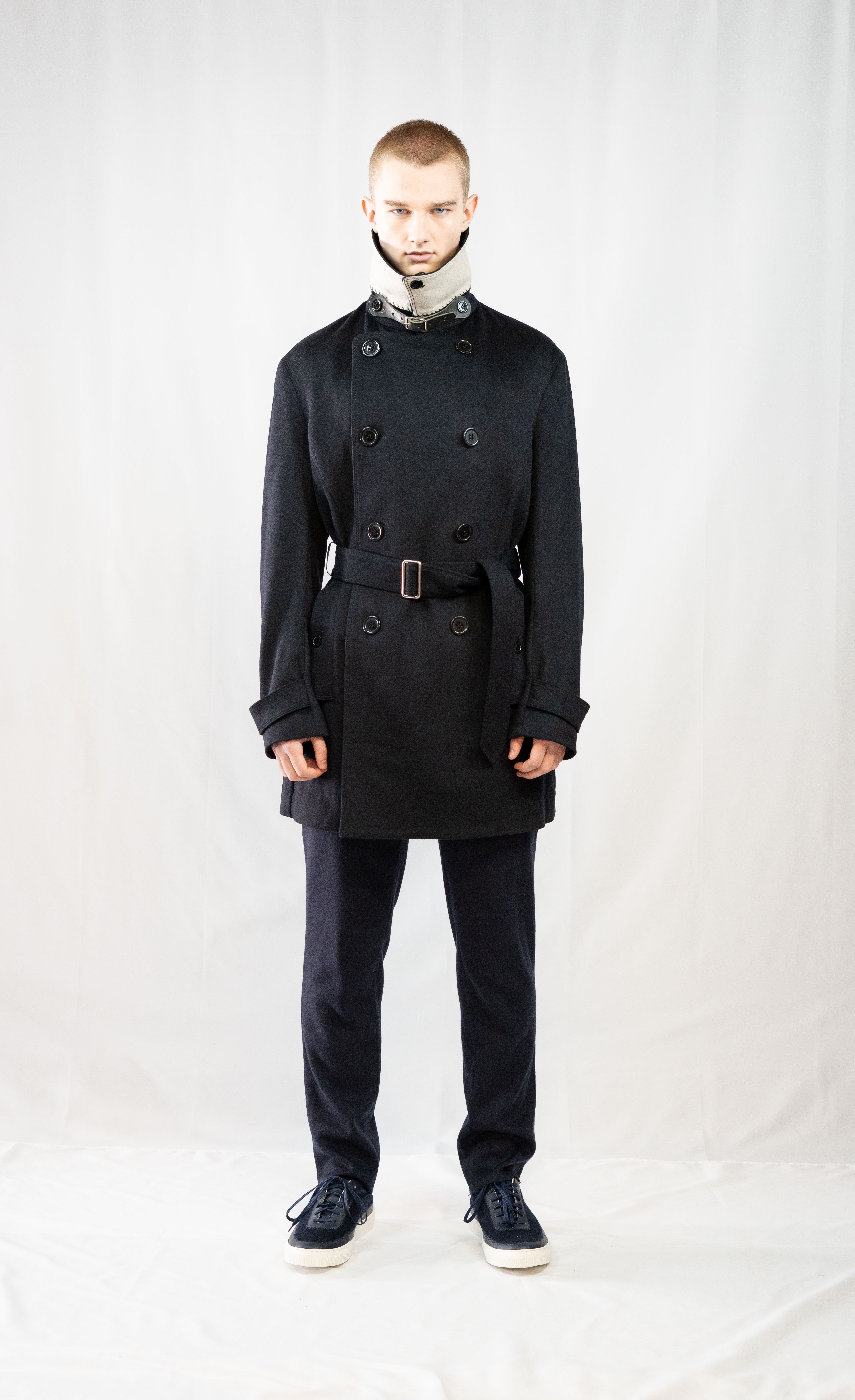 カシミアストレッチトレンチコート