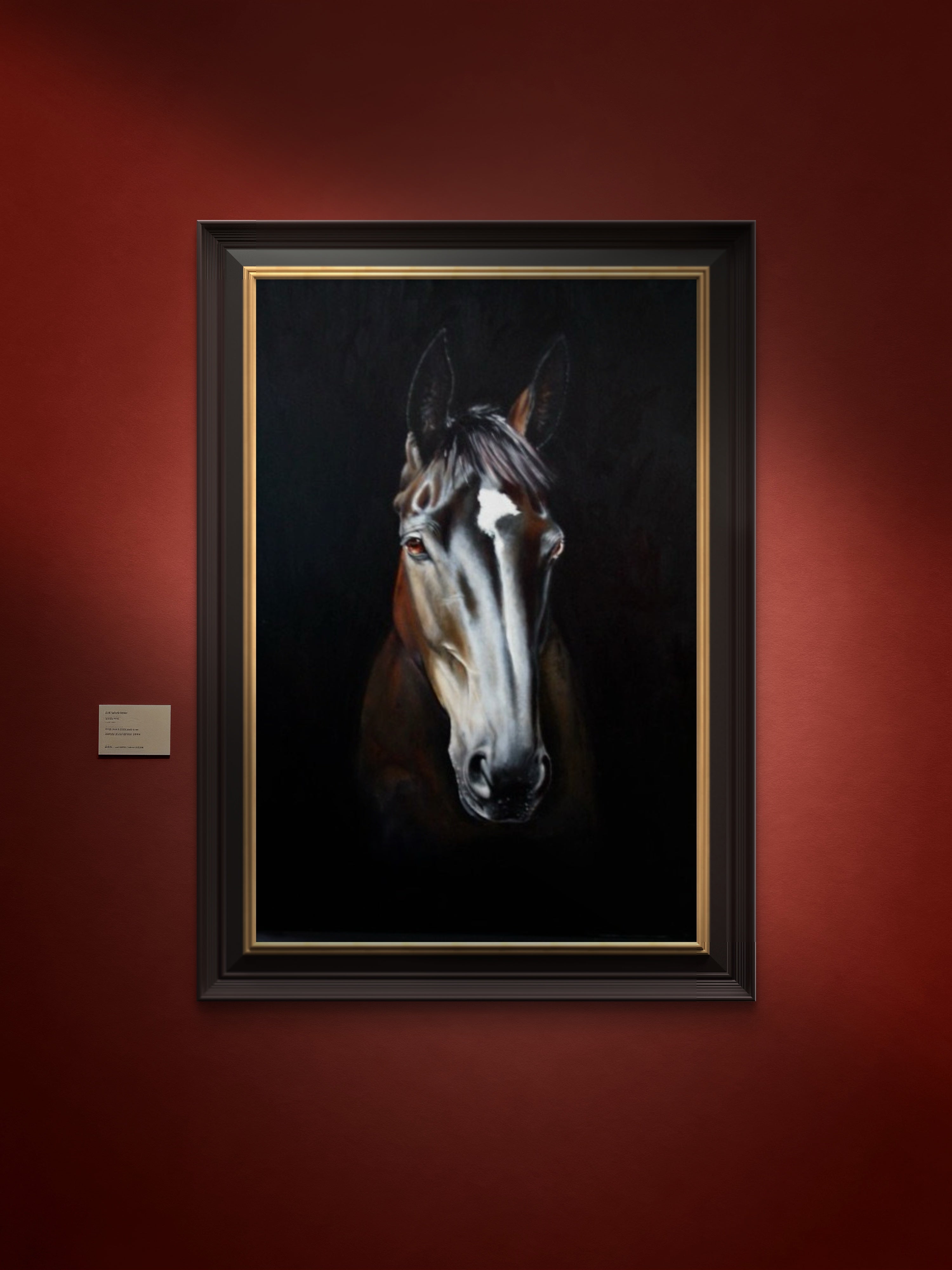 Original Hand-painted Lifesize Portrait Headshot Acrylic Medium