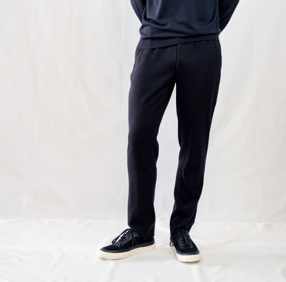 MERLIN JOGGER flat hem navy